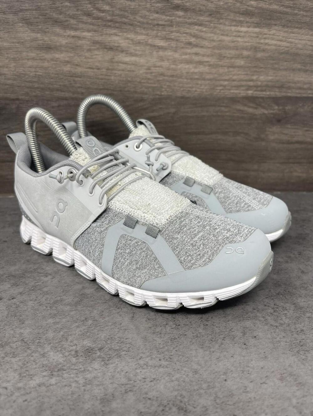 On Cloud Terry Running Sneakers Womens Size 5.5 Grey Athletic Trainer - Picture 4 of 11